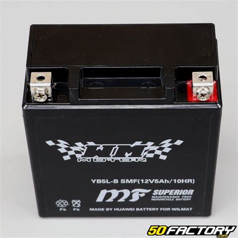 Batterie YB5L B SLA 12V 5Ah Acide Sans Entretien Honda CRM NSR