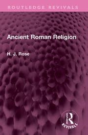 Ancient Roman Religion - 1st Edition - H. Rose - Routledge Book