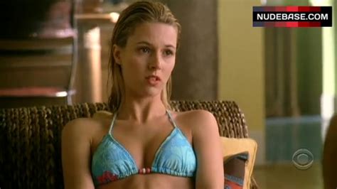 Alona Tal In Blue Bikini Bra Cane NudeBase
