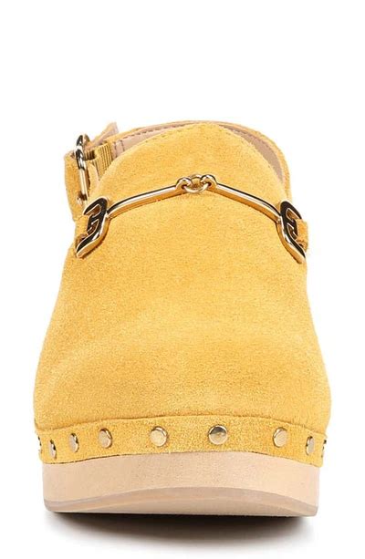 Sam Edelman Hilda Bit Platform Clog In Mustard Modesens