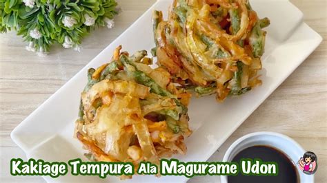 Kakiage Tempura Ala Marugame Udon Youtube