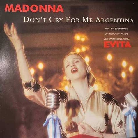 Madonna Dont Cry For Me Argentina Hot