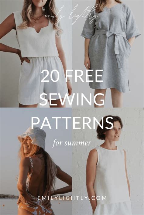 Free Sewing Patterns For Summer Kl Der Diy Enkla Kl Nningar Sy