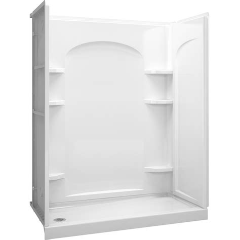 Sterling Ensemble Shower Wall Surround Back Panel Common 2 In X 1 625 In Actual 72 5 In X 1