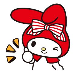 My Melody: Red Riding Hood | Line Sticker | Hello kitty drawing, Melody ...