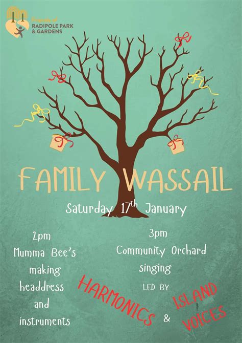 Horray to the New Year; Family Wassail Radipole Community Orchard 2026