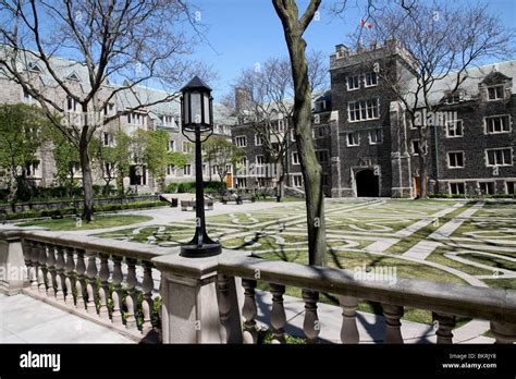 Trinity College Courtyard University of Toronto Stock Photo - Alamy