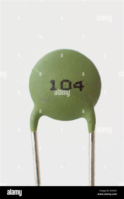 Ceramic Disc Capacitor Stock Photo Alamy