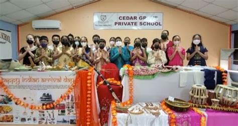 Cedar Grove Private School Celebrate Indian Arrival Day Trinidad Guardian