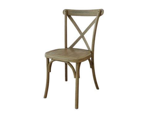 Chair Crossback Blond Oak Resin