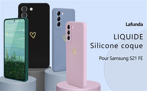 Lafunda Coque Compatible Avec Samsung Galaxy S21 Fe 5g Silicone Étui