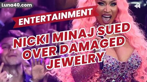 🥇 Nicki Minaj Sued Over Damaged Jewelry Luna90 🚀