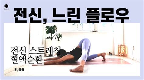 요가마님 느린 요가 힐링 플로우 전신 스트레칭 ㅣ고양이 자세 변형 ㅣ어깨 유연성 증가ㅣ전신 순환ㅣ디톡스 ㅣ피로