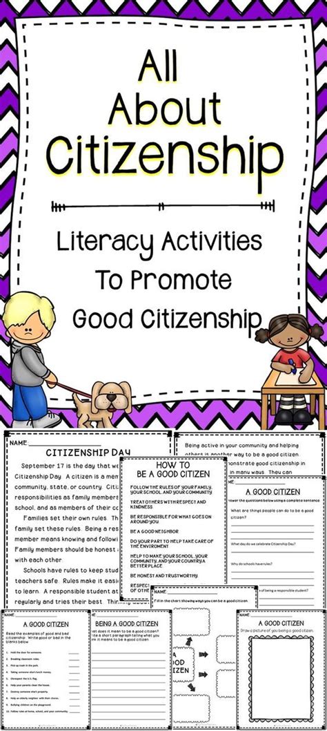 Citizenship In The Community Worksheet 2022