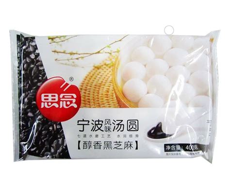 思念宁波风味汤圆醇香黑芝麻味400g Synear Black Pearls Sesame Rice Ball Orange Go