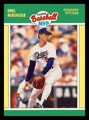 Fleer Baseball Mvps Orel Hershiser Los Angeles Dodgers Mint Ebay