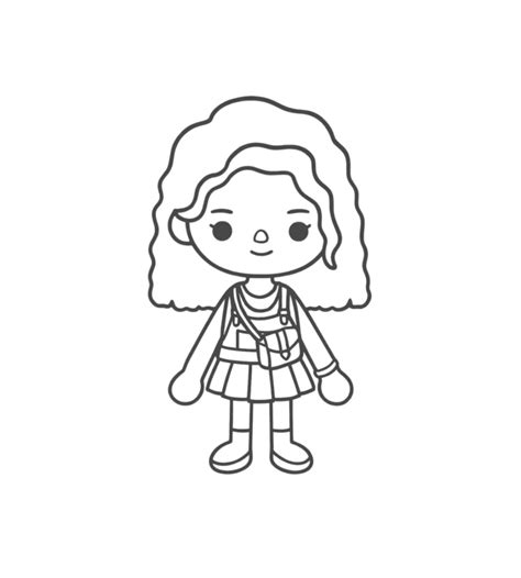 Boneca Do Toca Boca Para Desenhar