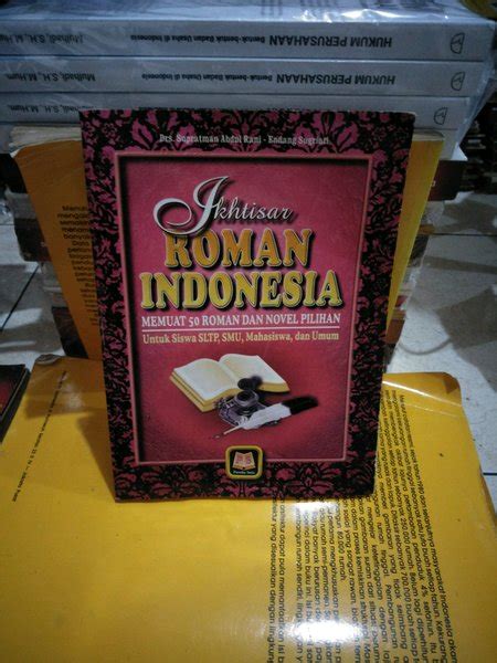 Jual Original Bekas Ikhtisar Roman Indonesia Di Lapak Mirwanbookstore