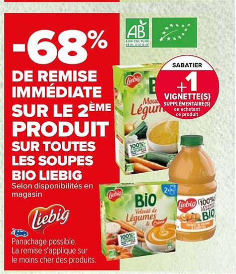 Promo Soupes Bio Liebig Chez Carrefour ICatalogue Fr