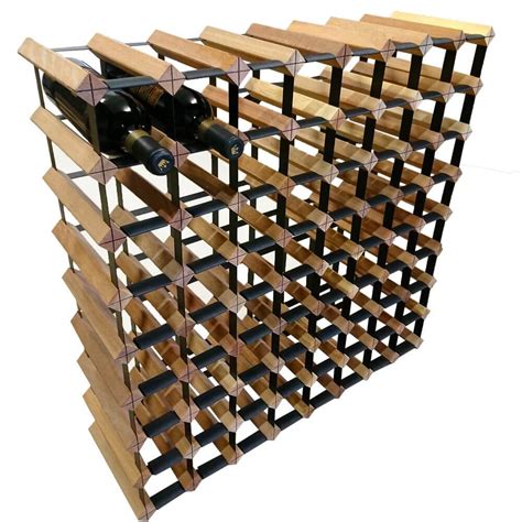 Vino Stack 64 Pocket Mahogany Wine Rack Soko And Co