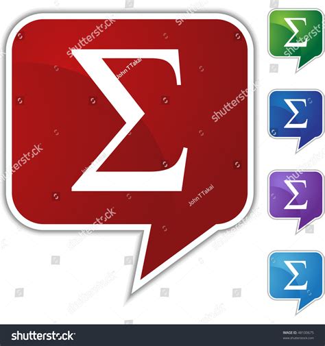 Greek Fraternity Symbol Isolated On White Stock Vector (Royalty Free ...