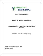 Tarea 3 10 Preguntas Docx UNIVERSIDAD TECMILENIO PERIODO SEPTIEMBRE