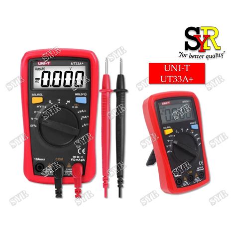 Uni T UT33A Palm Size Digital Multimeter Shopee Malaysia