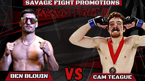 BEN BLOUIN VS CAM TEAGUE FULL FIGHT YouTube