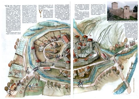 Medieval fortified towns and Monasteries on Behance