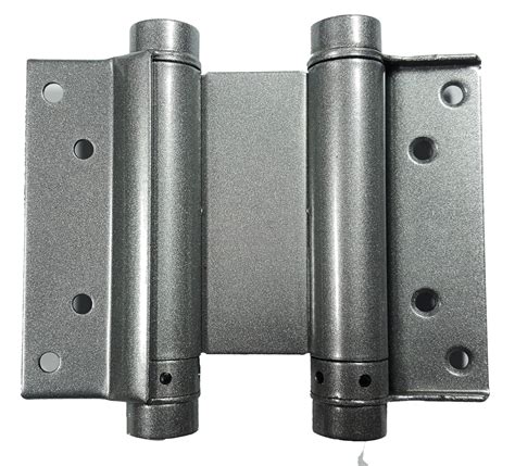 4 Inch Silver Double Action Spring Hinge