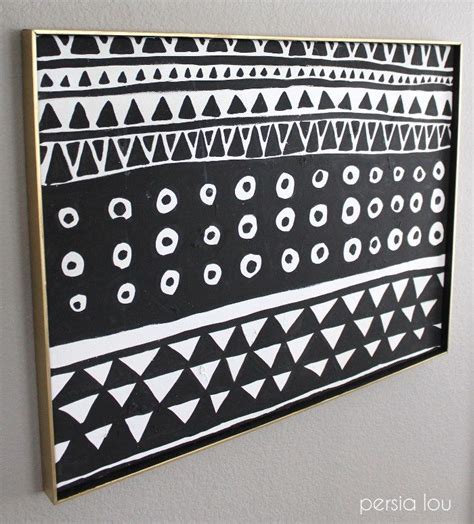 DIY Black and White Geometric Art | Geometric art diy, Geometric art ...