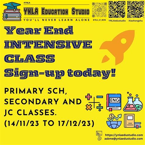 Intensive Class Tuition Psle Olevel Nlevel Primary Secondary Jc Math English Science Econs And