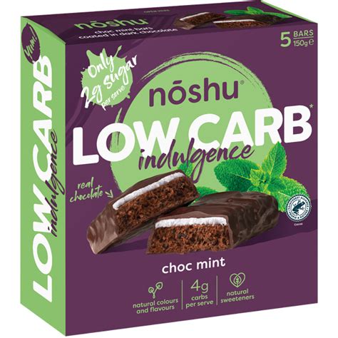 Noshu Product Choc Mint Indulgence Bars