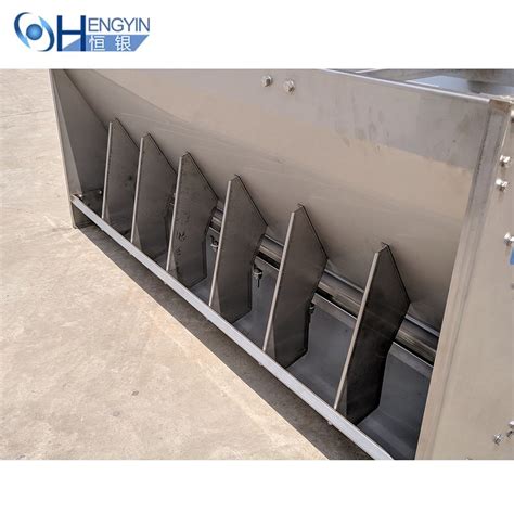 Stainless Steel Feeding Machine Pig Feed Trough Automatic Feeder For