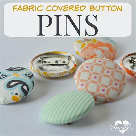 DIY Fabric Covered Button Pins Diy Fabric Fabric Covered Button Diy