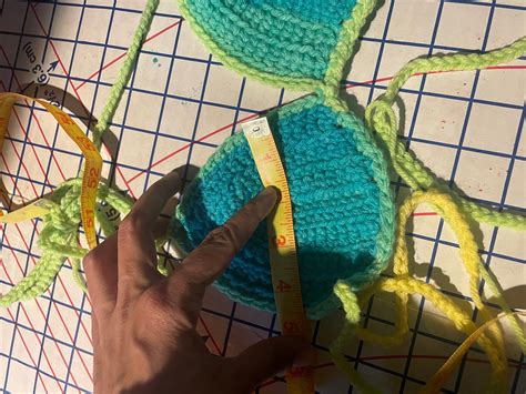 Blue Green Crochet Bikini Top Small Etsy