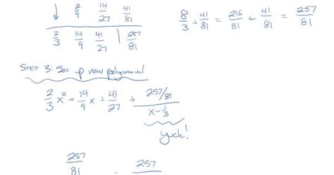 Synthetic Division With Non Monic Leading Term In Divisor Album On Imgur