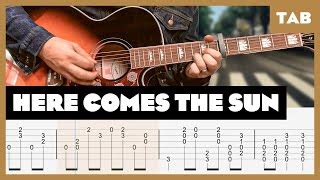 The Beatles George Harrison Here Comes The Sun Chords Guitar