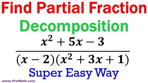 How To Perform Partial Fraction Decomposition