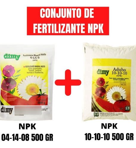 Kit Adubo Fertilizante Npk G Npk G