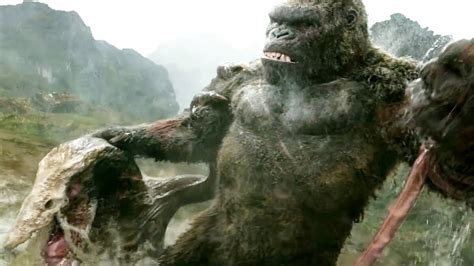 King Kong Vs Skullcrawler Final Fight Scene 🎬 Kong Skull Island