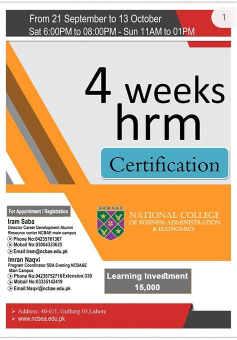 Become Certified Hr Professional Ncbae