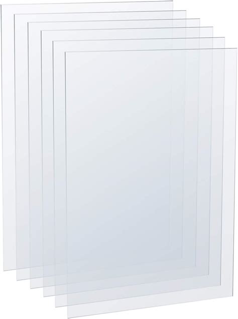 Juliyeh Pcs Clear Acrylic Sheets Plastic Perspex Sheets Transparent