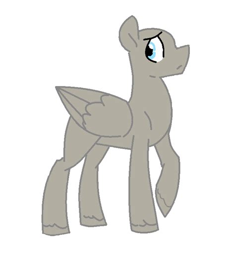 Mlp Base 1 Male Pegasus Ms Paint By Starlight1514 On Deviantart