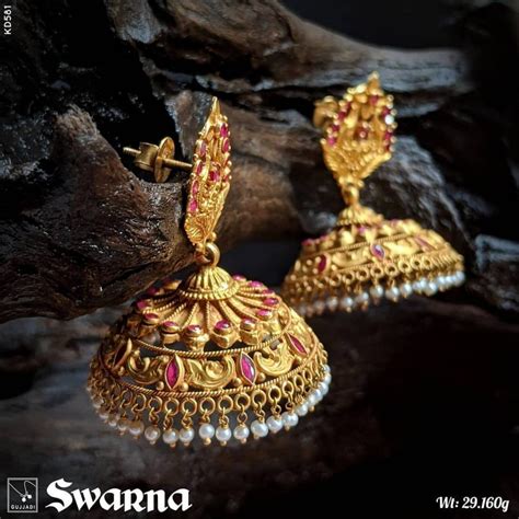 Affordable Latest Gold Jhumka Designs Are Here • South India Jewels