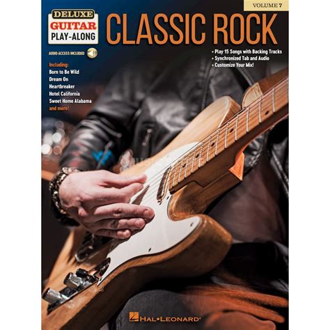 Hal Leonard Deluxe Guitar Play Along Classic Rock Music Store