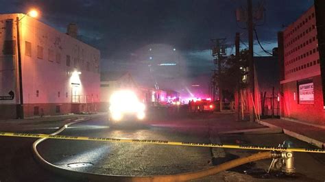 Fire Crews Respond To Fire At Central El Paso Warehouse