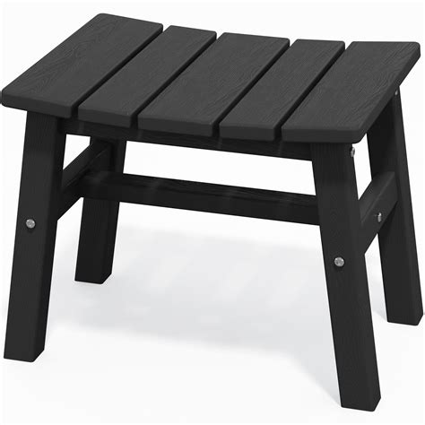 Jearey Outdoor Ottoman Hdpe Patio Ottoman Footrest For Adirondack