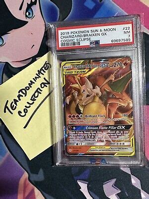 Pok Mon Charizard Braixen Tag Team Gx Sun Moon Cosmic