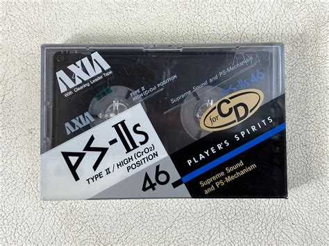 カセットテープ Axia Ps Ⅱs 46 ハイポジション タイプⅡ クローム Decy G記録媒体｜売買されたオークション情報